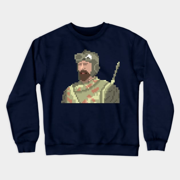 Pixel Nikolai Crewneck Sweatshirt by Lukaru